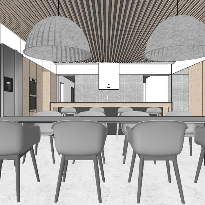 jadalnia kuchnia - projekt architektoniczny - architekt