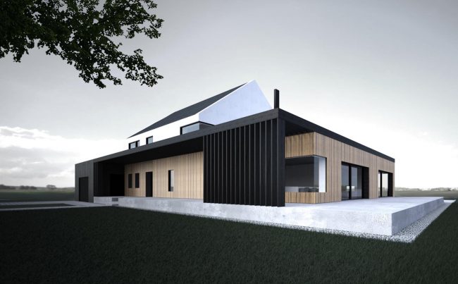 projekt domu mieszkalnego - architekt