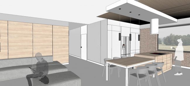 projekt wnętrza mieszkalnego - architekt