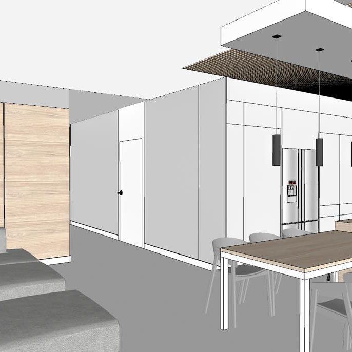 projekt wnętrza mieszkalnego - architekt
