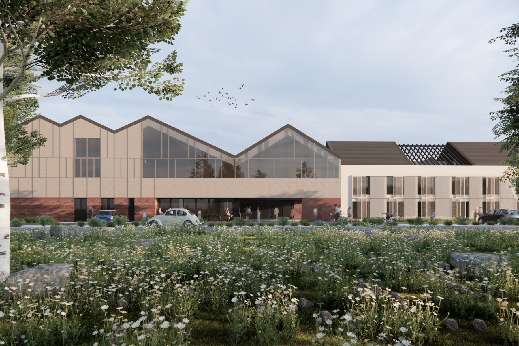Wizualizacja projektu hotelu Masz Room autorstwa ASM Architekt.